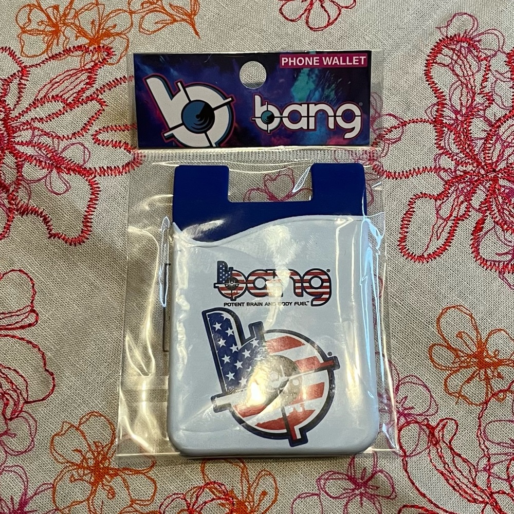 Bang stick-on phone wallet